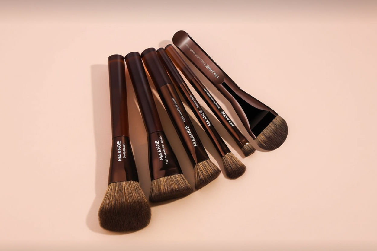 MAANGE brushes - pink background