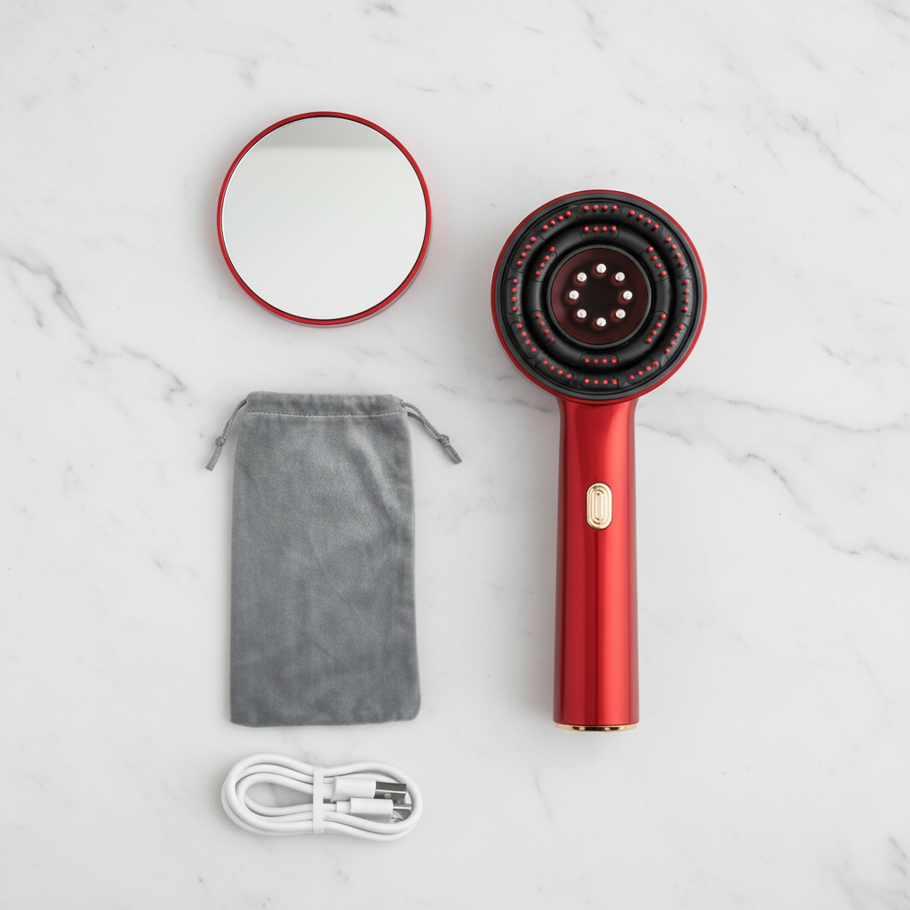 Scalp Massager Flat on Solid Ground